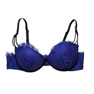 Frederick's of Hollywood Pushup Bra - Blue